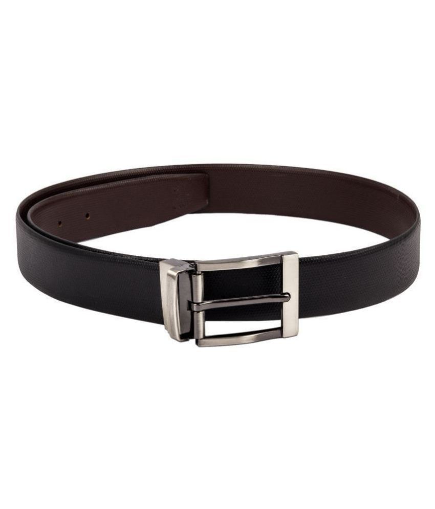 Kara Black Leather Casual Belt: Buy Online at Low Price in India - Snapdeal