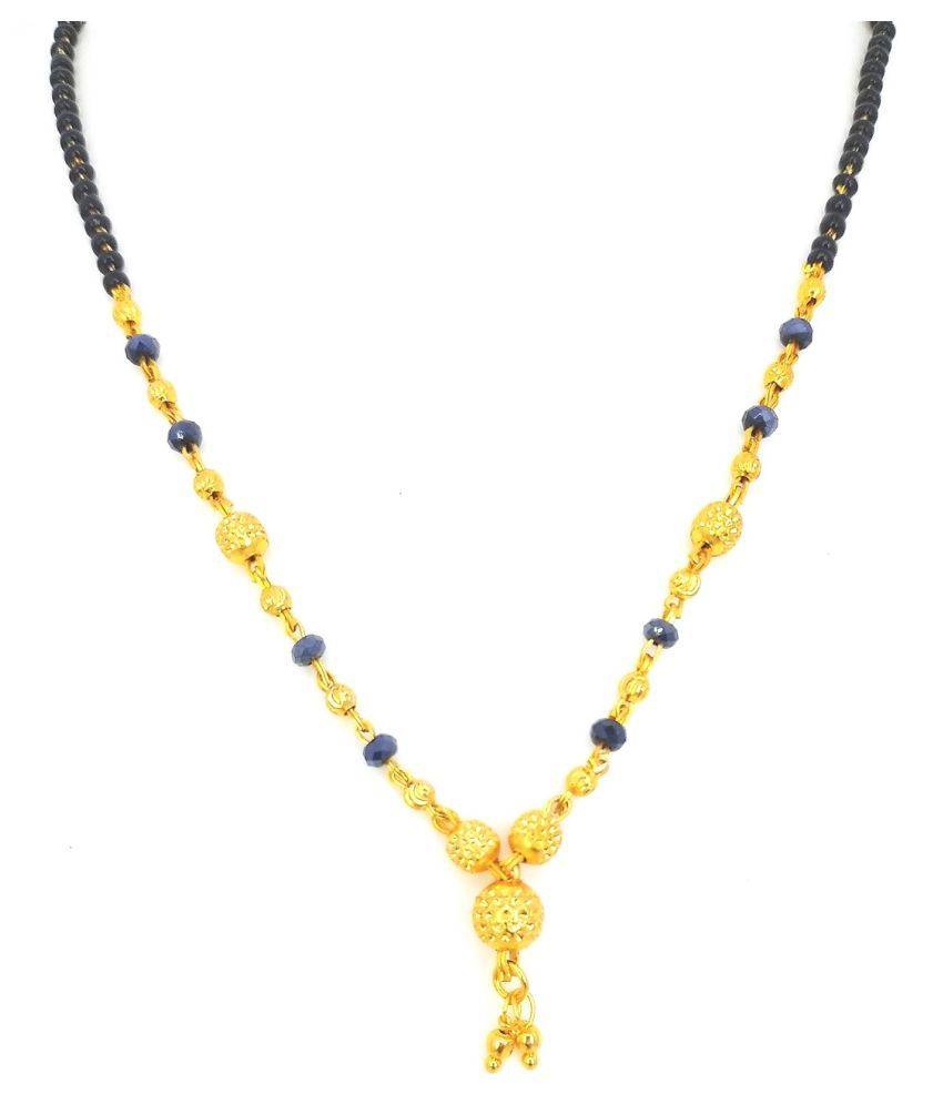     			Soni - Golden Mangalsutra ( Pack of 1 )