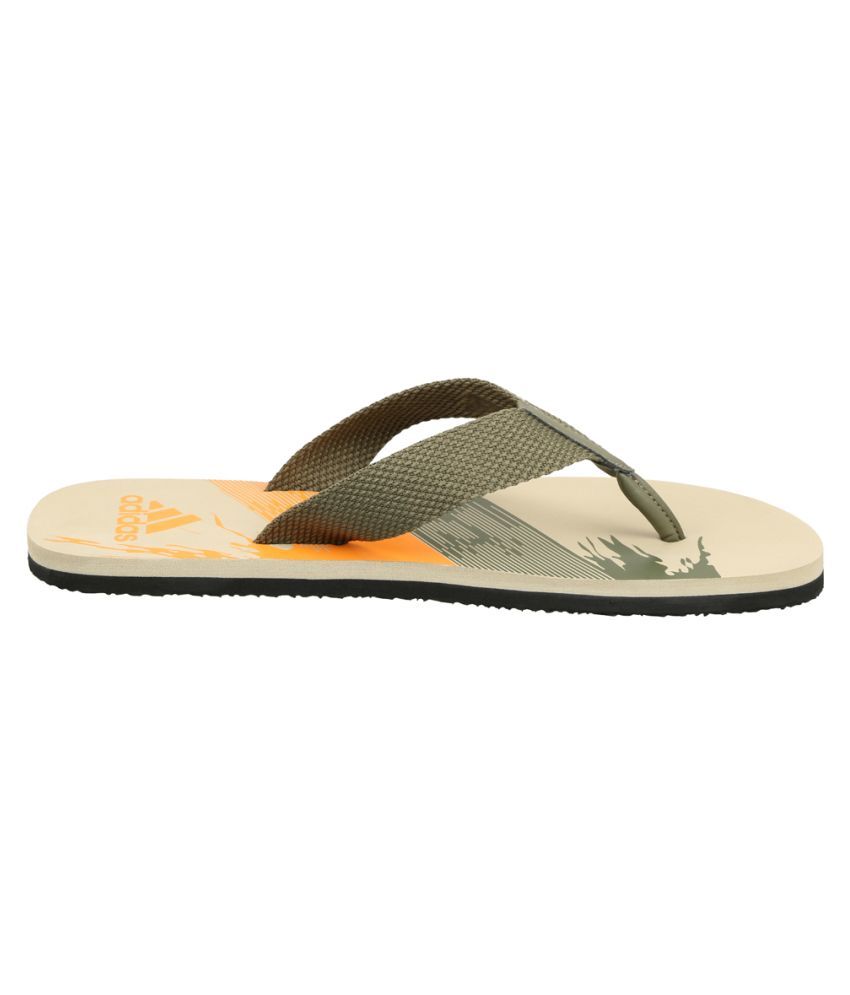 Adidas Beige Slide Flip flop Price in India- Buy Adidas Beige Slide Flip flop Online at Snapdeal