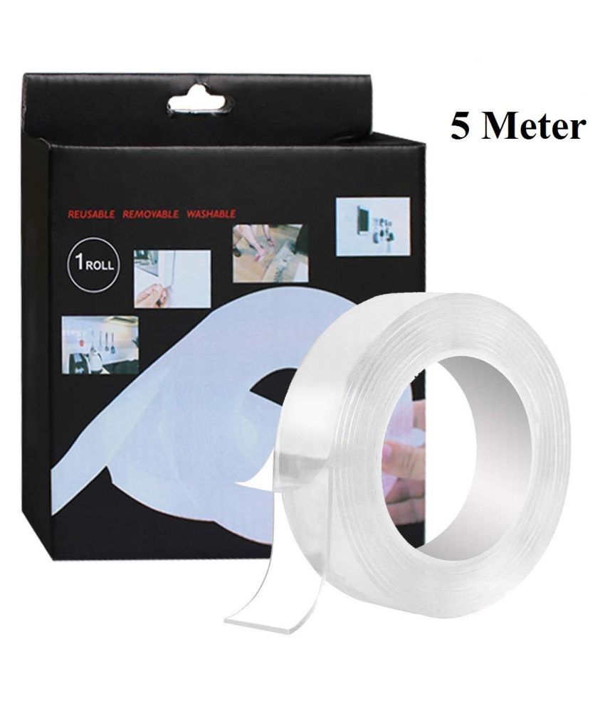 Double Sided Adhesive Tape, Transparent Strong Adhesive Traceless Tape