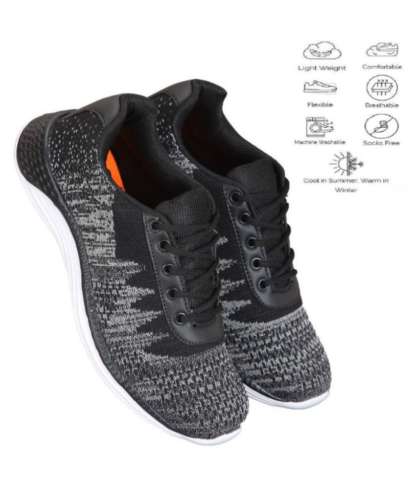 Airbird Sneakers Black Casual Shoes 