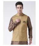 Deyann Brown Linen Nehru Jacket