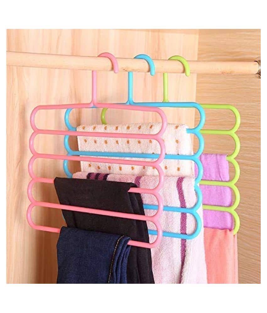 PRACHI CREATION Closet Organizer Space Saving Plastic MultiFunctional