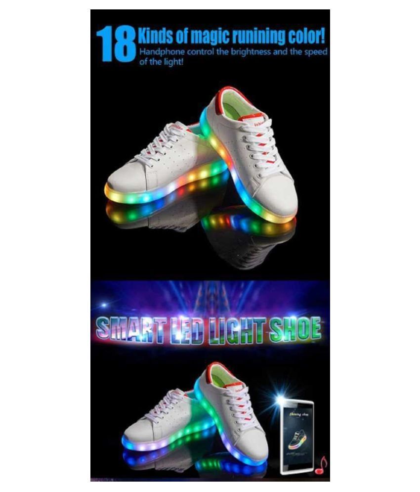 Mr.SHOES LED APPS White Running Shoes Buy Mr.SHOES LED APPS White