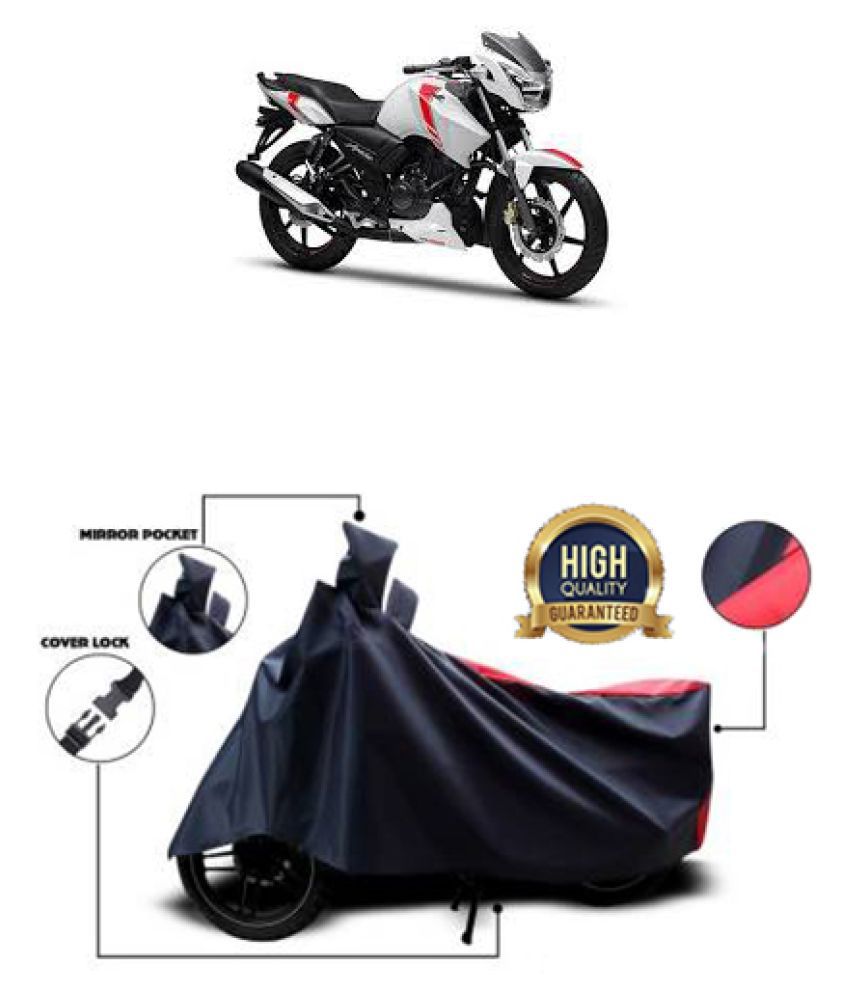 Qualitybeast Two Wheeler Cover For Tvs Apache Rtr 160 Red Black Buy Qualitybeast Two Wheeler Cover For Tvs Apache Rtr 160 Red Black Online At Low Price In India On Snapdeal