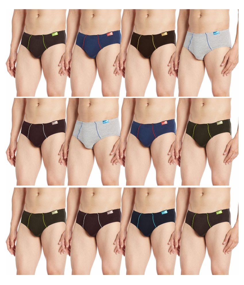     			Euro Multi Brief Pack of 12