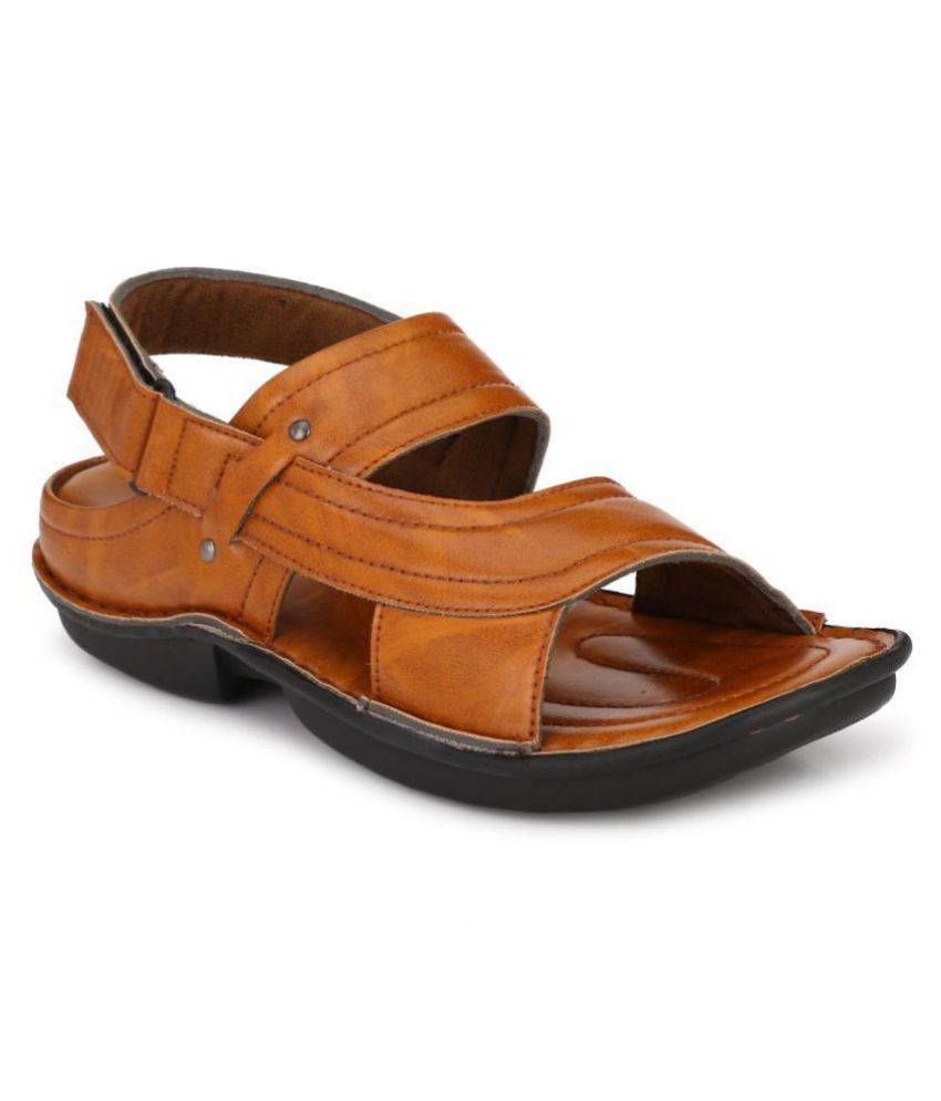 synthetic leather sandals