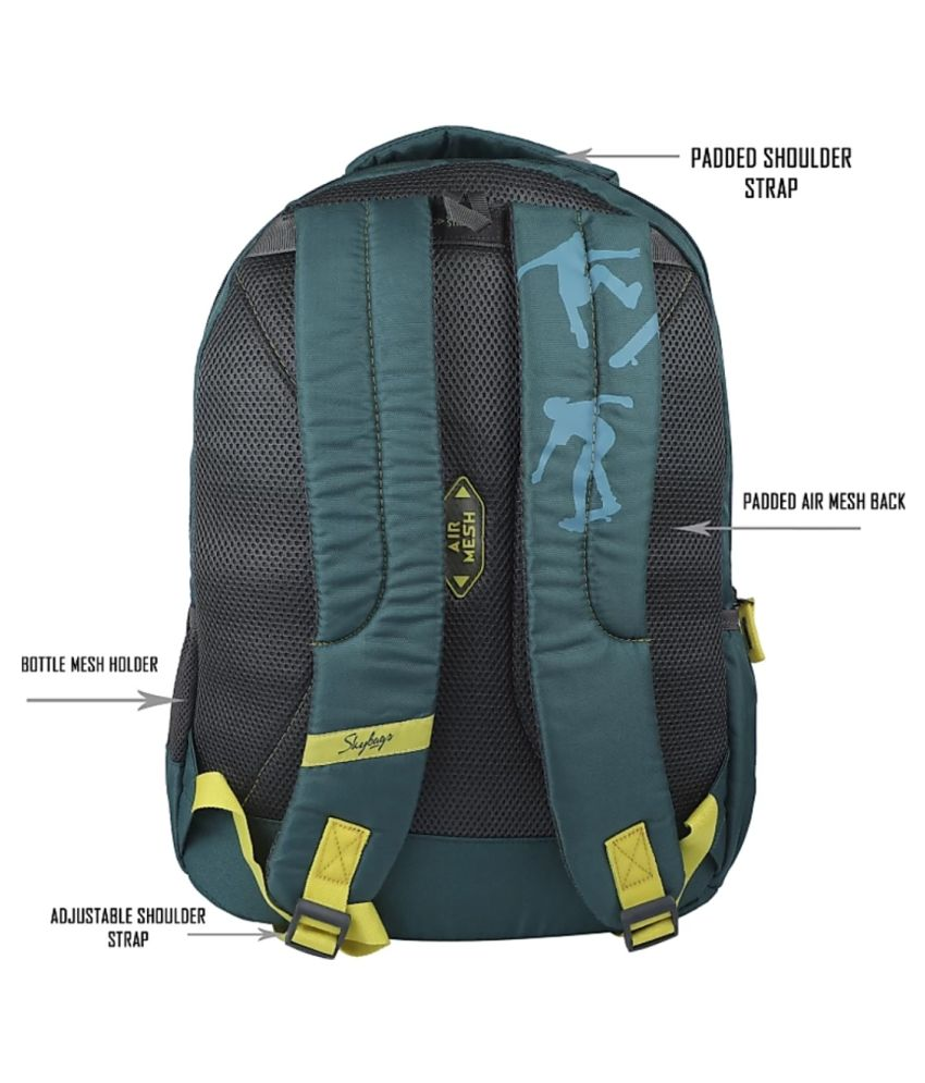 Skybags Bingo02 Teal Waterproof laptop Backpack Buy Skybags Bingo02