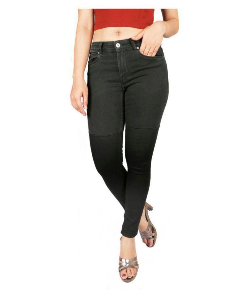 Buy Malachi Denim Lycra Jeans - Black 