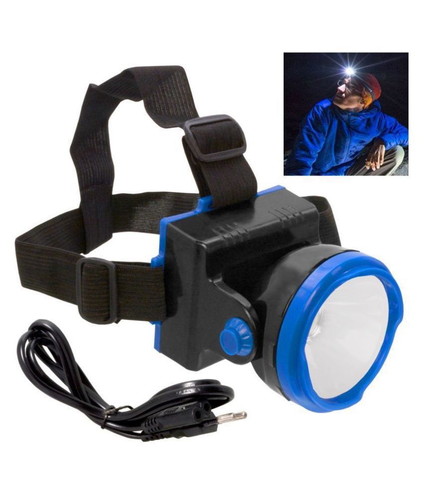     			Rechargeable Ultra Bright 1 Big Led Headlight Headlamp Head Lamp Torch Flashlight
