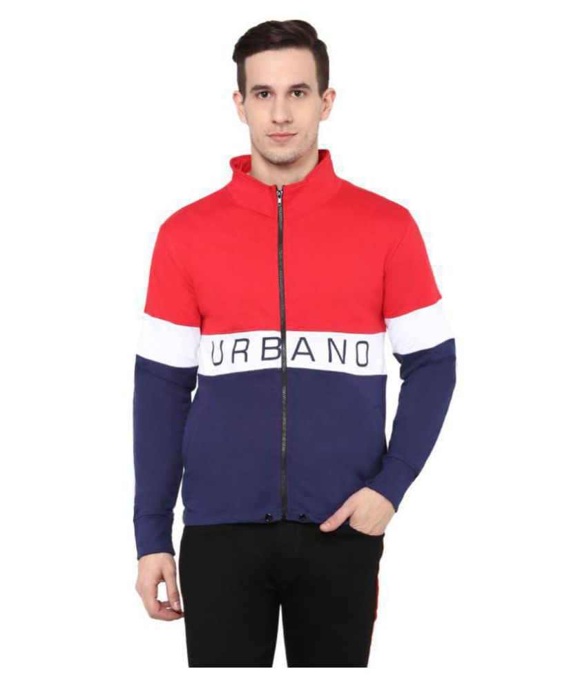    			Urbano Fashion Red Sweatshirt