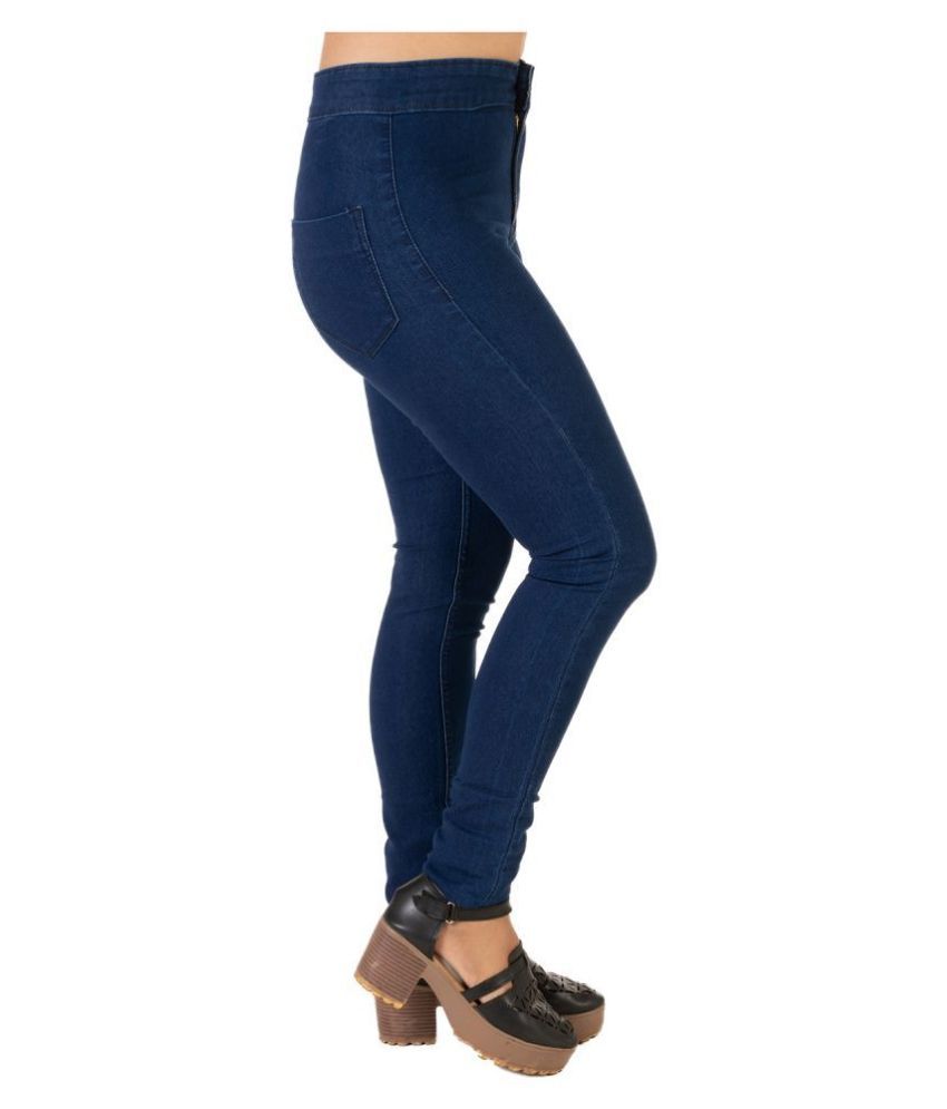 Leean Patterns Denim Jeans - Blue - Buy Leean Patterns Denim Jeans ...