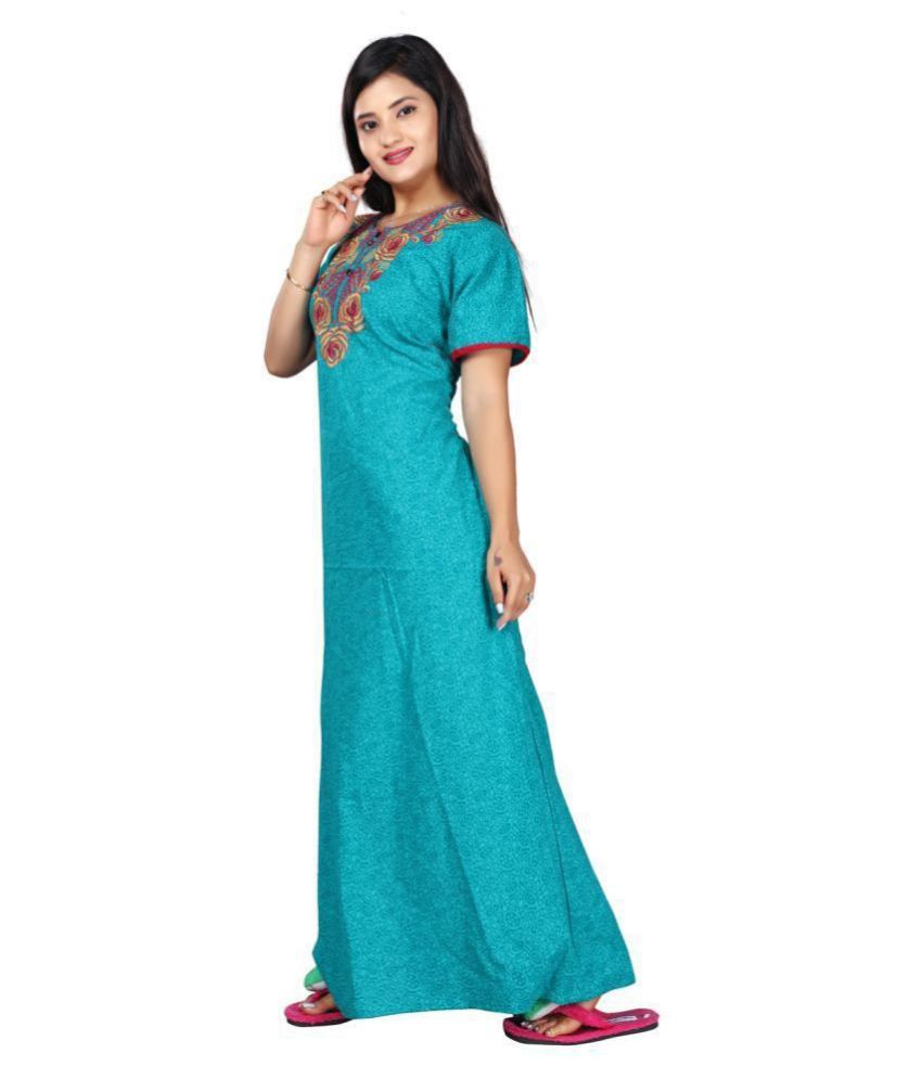 indian cotton night gowns