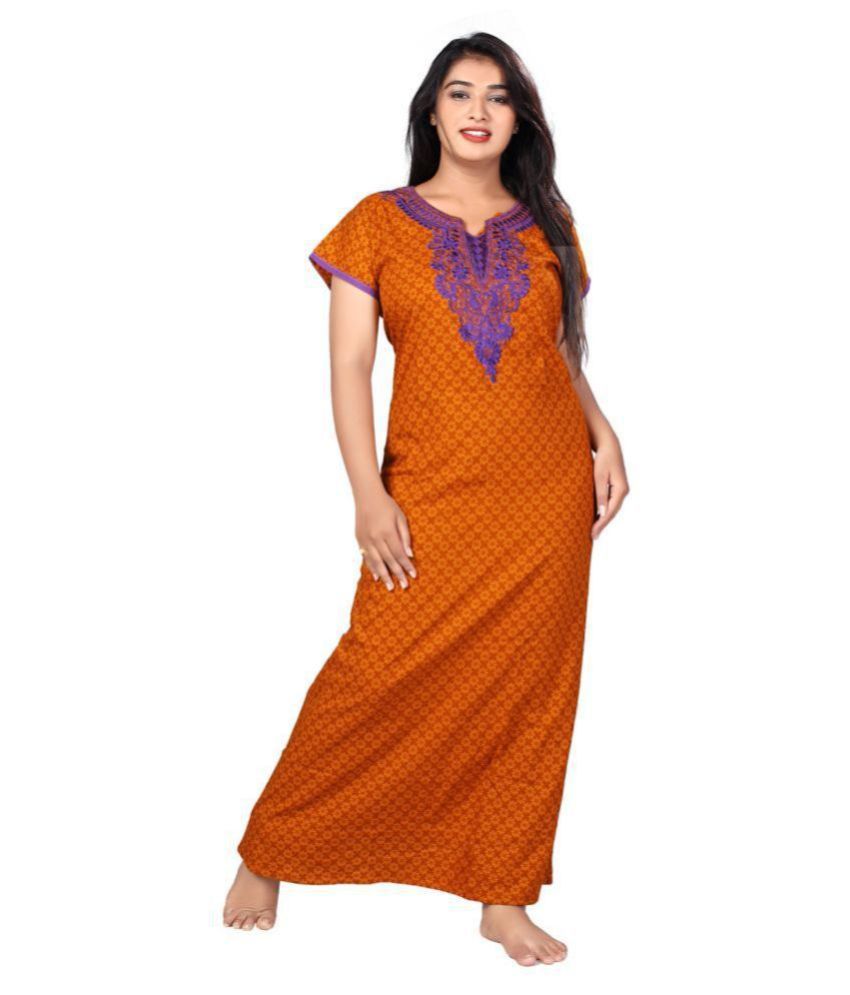indian cotton night gowns