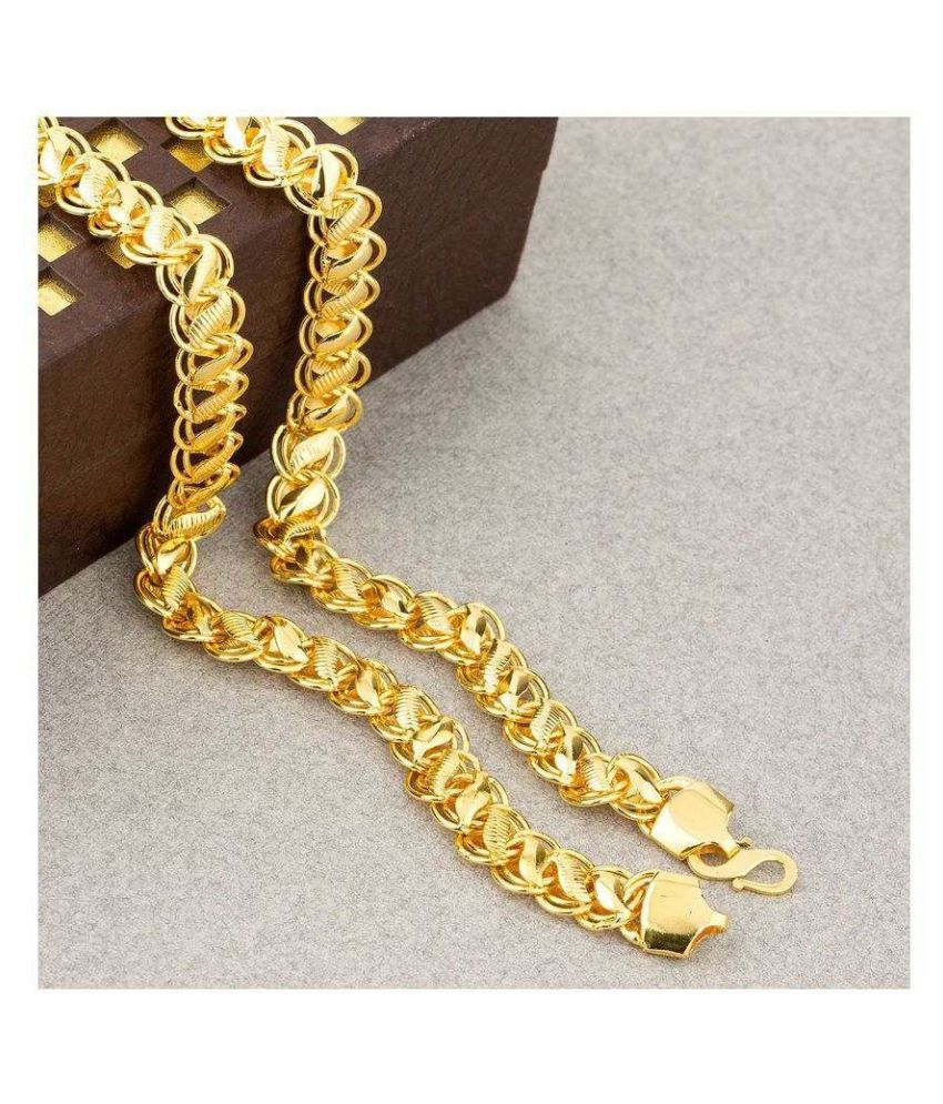     			shankhraj mall Gold Plated Chain ( Pack of 1 )