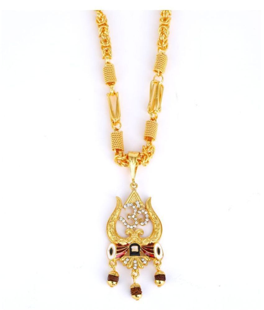 trishul gold locket