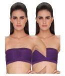 C9 Airwear Pack of 2 Polyamide Non Padded Women's Seamless Bra ( Purple )