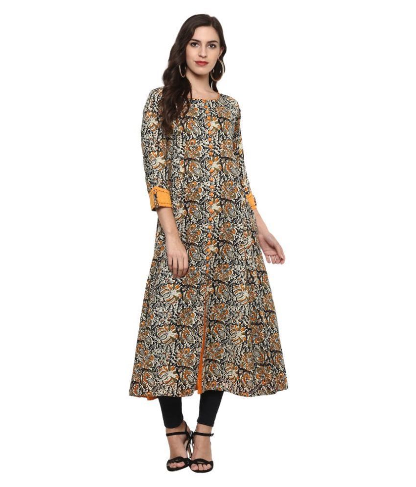     			Yash Gallery Multicolor Cotton Anarkali Kurti