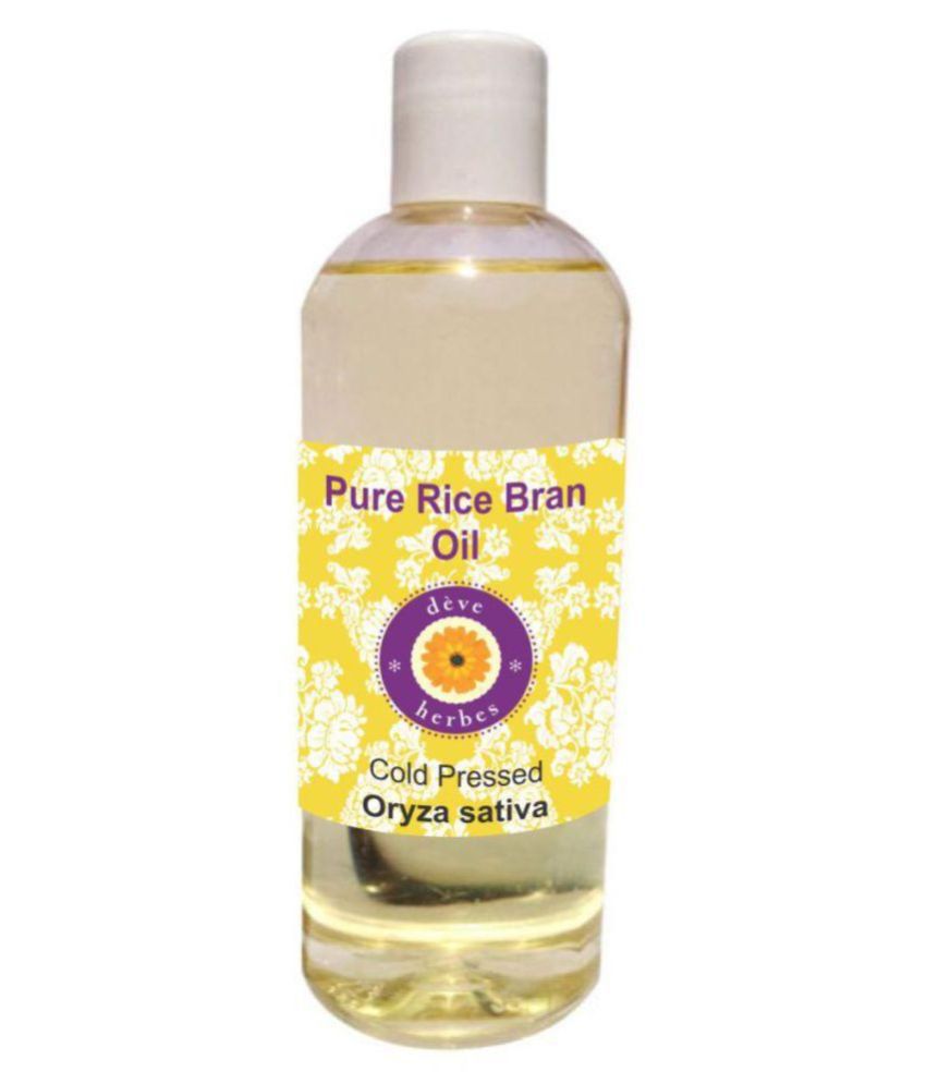     			Deve Herbes Pure Rice Bran (Oryza sativa) Carrier Oil 200 ml