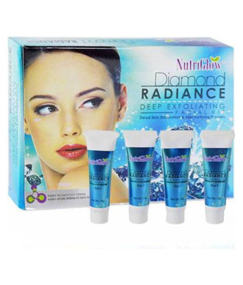 Nutriglow Diamond Radiance Deep Exfoliating Facial Kit 55 g Buy Nutriglow Diamond Radiance Deep