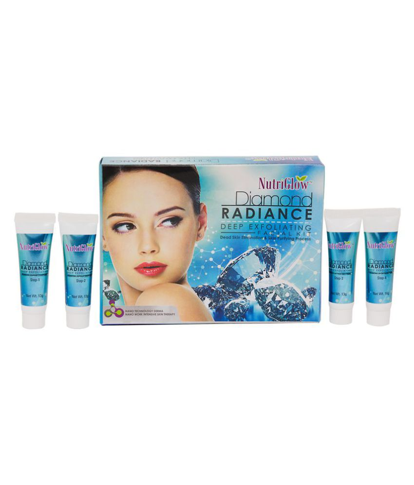 Nutriglow Diamond Radiance Deep Exfoliating Facial Kit 55 g Buy Nutriglow Diamond Radiance Deep