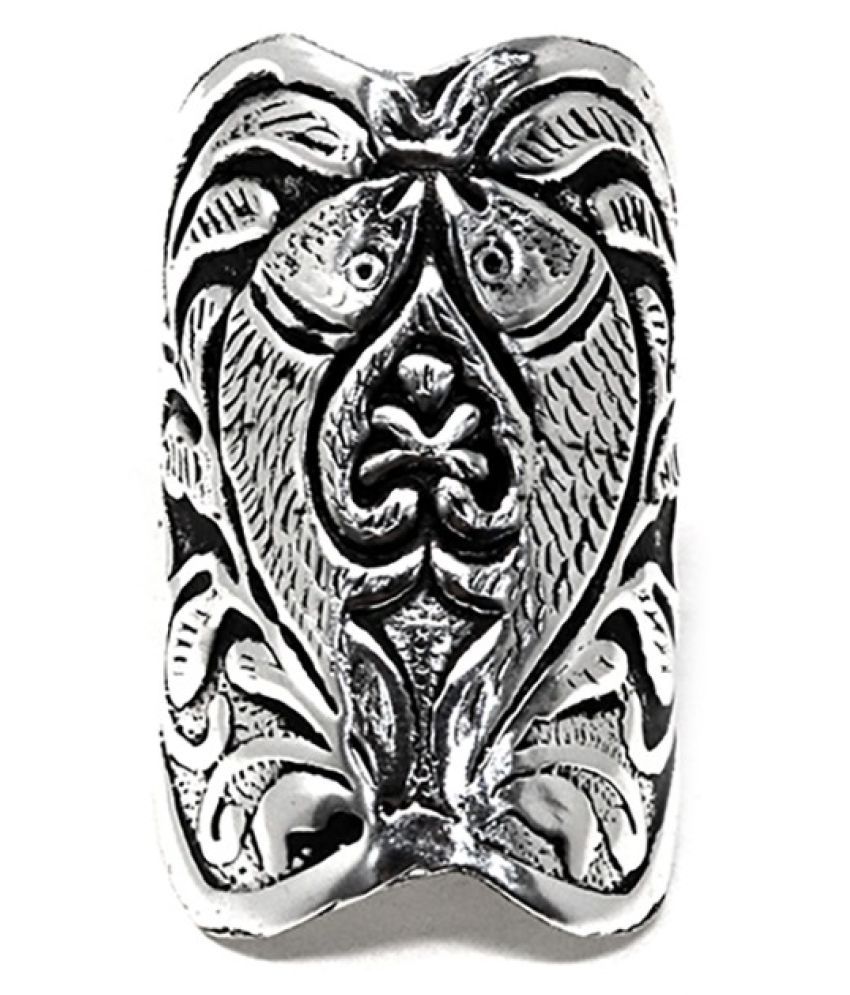 silver thumb ring design for man