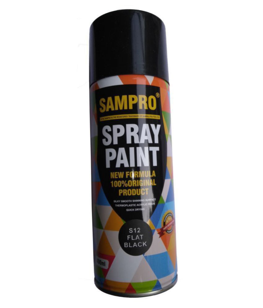 SAMPRO Multipurpose General Spray Paint for Car, Bike, Home, Etc FLAT ...
