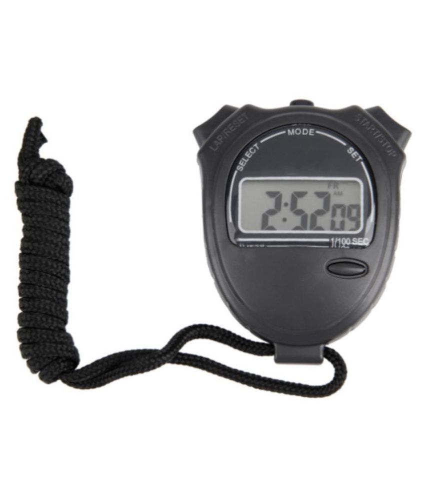 SJ Plastic Black Stopwatch One Size Buy Online at Best Price on Snapdeal