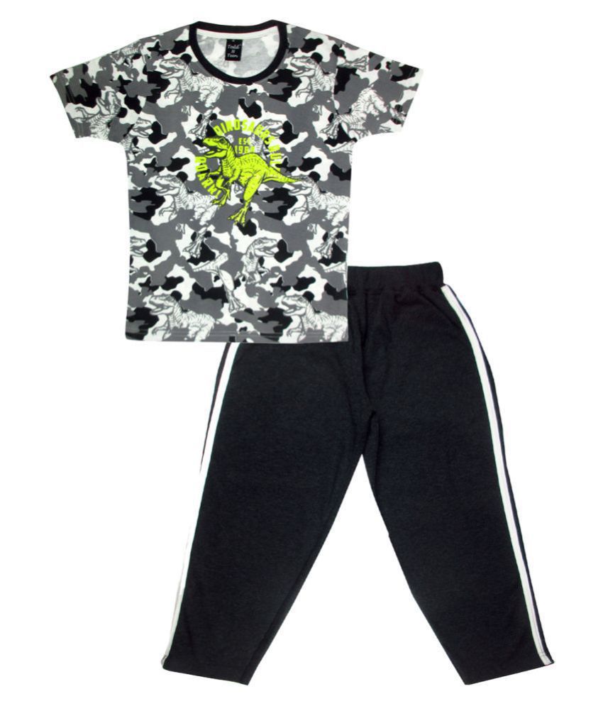     			Todd N Teen Boys Cotton Casualwear, Nightwear, Loungewear With Full Pant 6 years