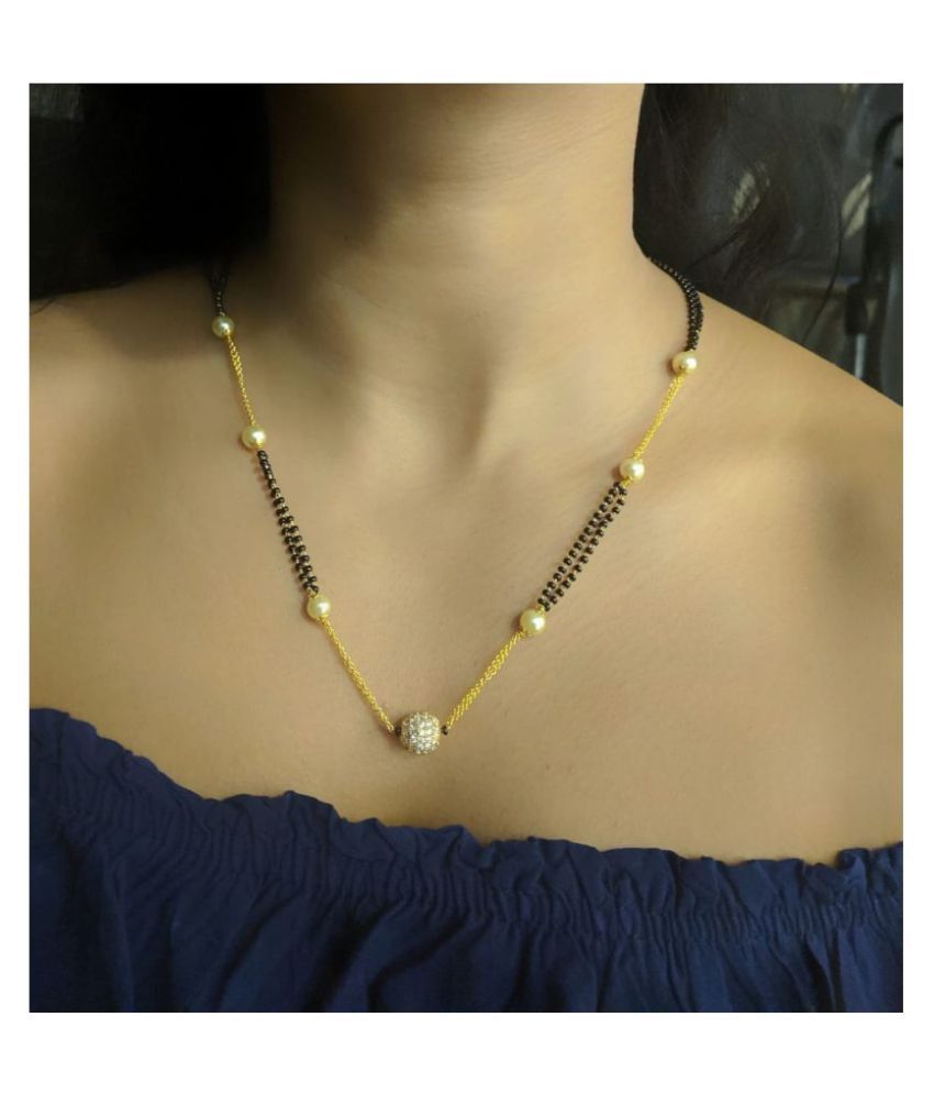 Digital Dress Room Gold Mangalsutra 