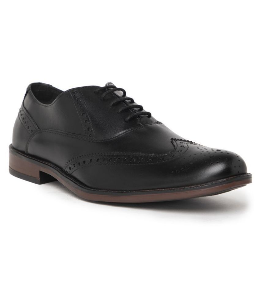NOBLE CURVE Brogue Genuine Leather Black Formal Shoes NOBLE CURVE Brogue Genuine Leather Black Formal Shoes