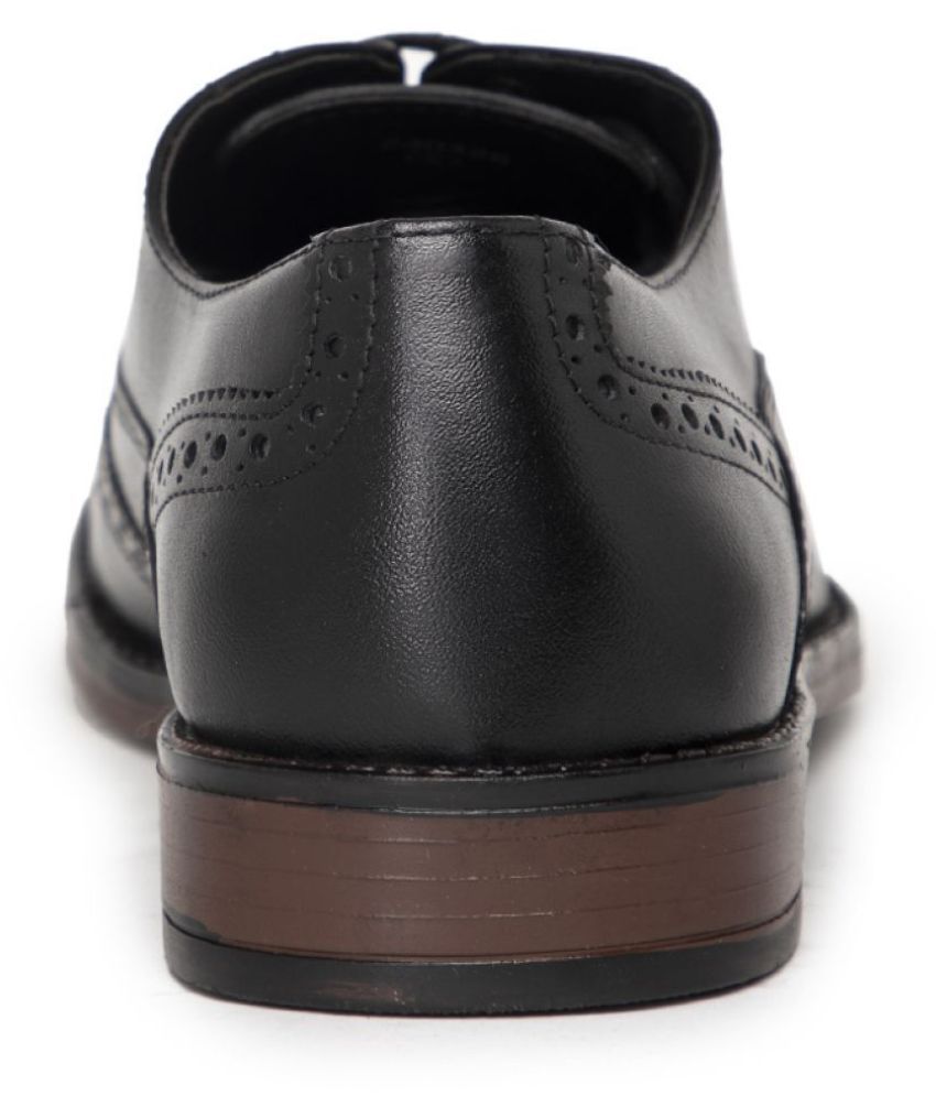 NOBLE CURVE Brogue Genuine Leather Black Formal Shoes NOBLE CURVE Brogue Genuine Leather Black Formal Shoes