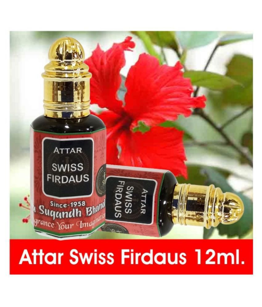     			Indra Sugandh SWISS FIRDAUS SAUDI Attar 12 ml. Attar Firdaus Perfumes For Men 24 HOUR'S LONG LASTING PERFUME 100% Original UAE