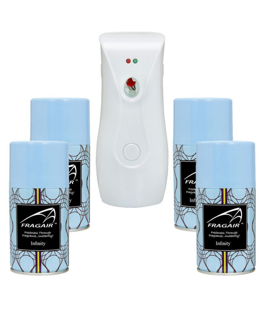Fragair CMK311 Automatic Spray Air Freshener Dispenser with 4 Refill