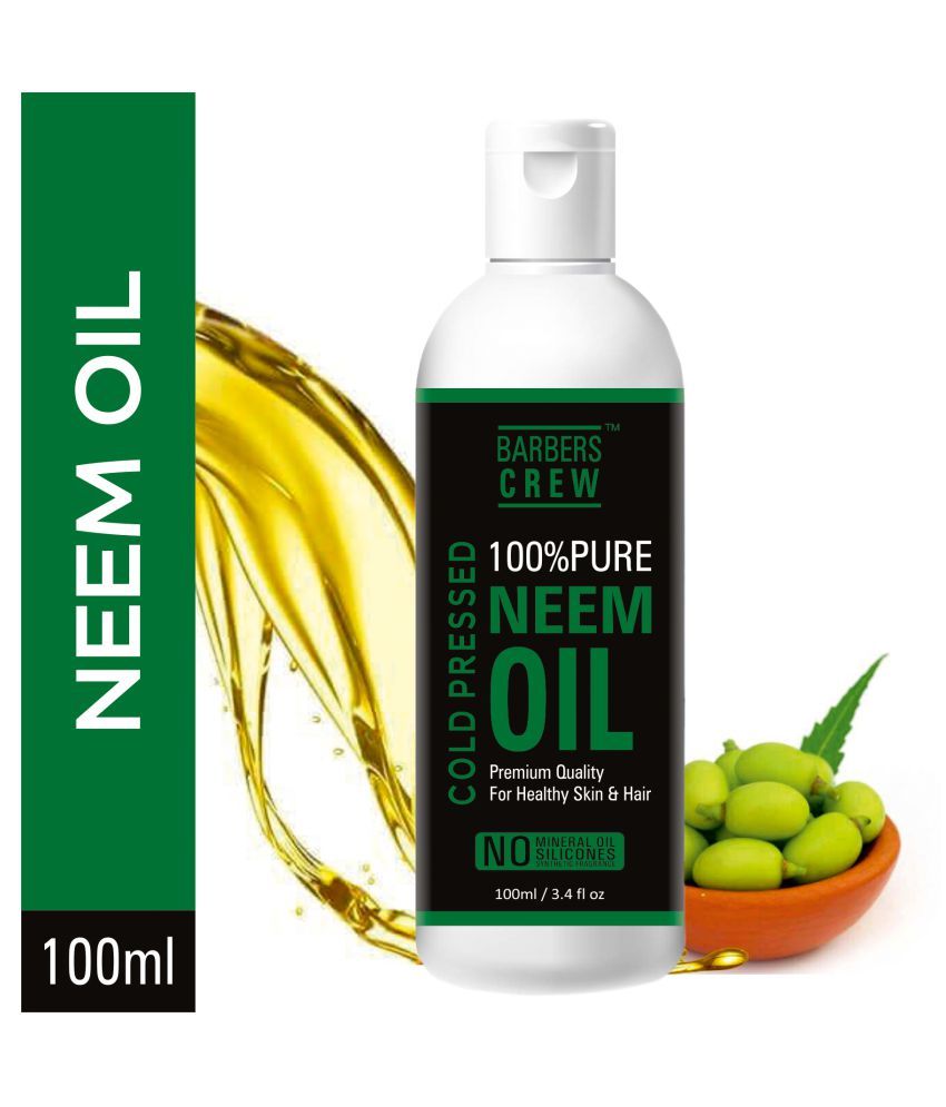 Barbers Crew Premium Neem Oil For Hair Growth Hair Fall Oil 100 ML 