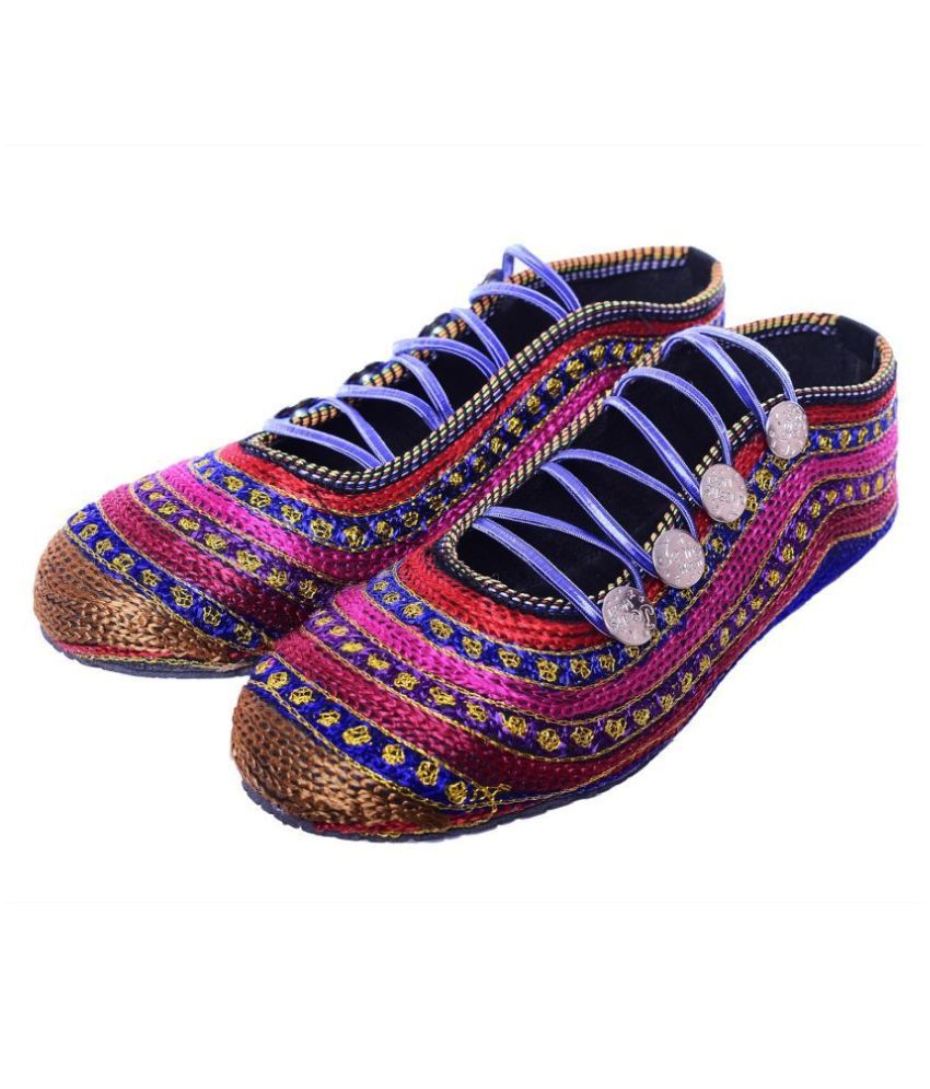 Raj Multi Color Ethnic Footwear