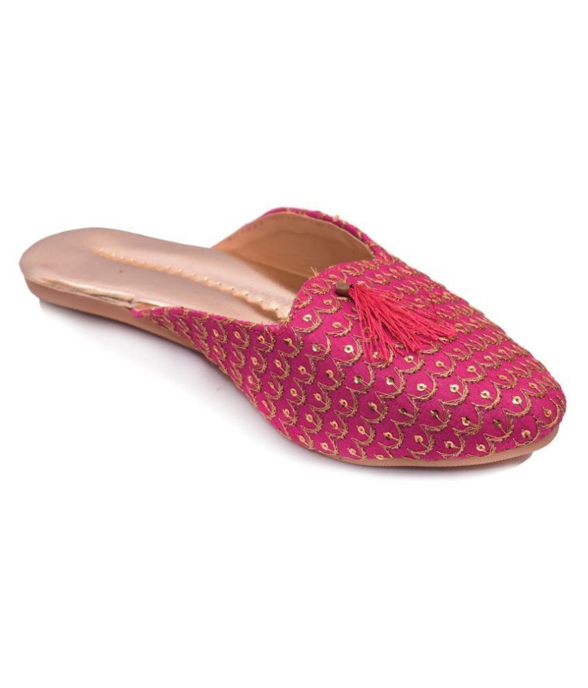     			Raj - Pink Women's Mules