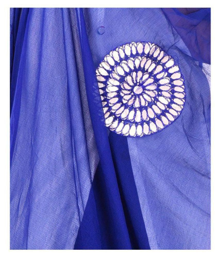 Raj Blue Chiffon Gota Patti Dupatta Price in India - Buy Raj Blue ...