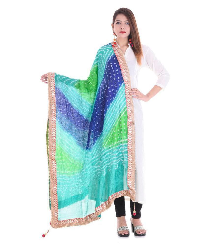     			Raj Multicoloured Art Silk Dupatta