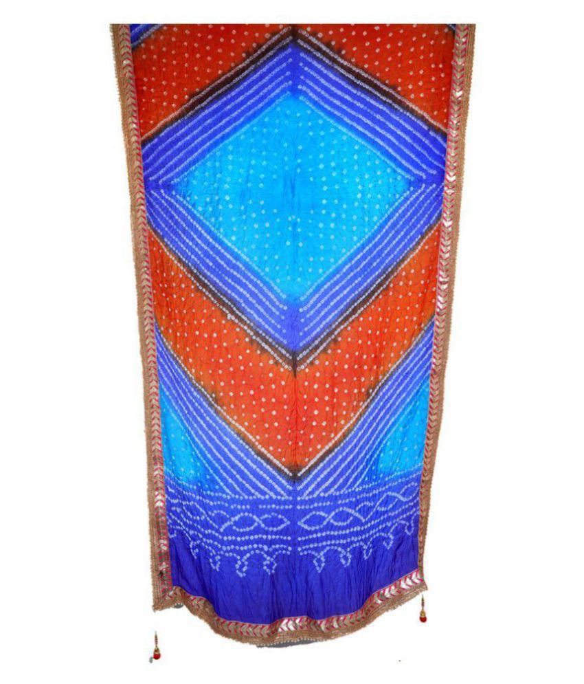     			Raj Multicoloured Art Silk Dupatta