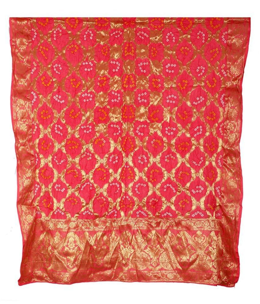     			Raj Red Banarasi Silk Banarasi Dupatta