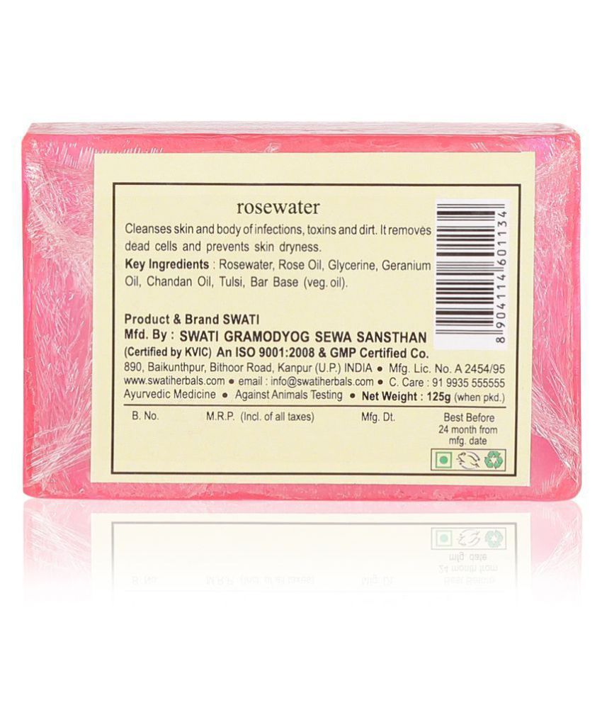 Khadi Swati Rosewater Soap 500 G Pack Of 4 Buy Khadi Swati Rosewater Soap 500 G Pack Of 4 At Best Prices In India Snapdeal