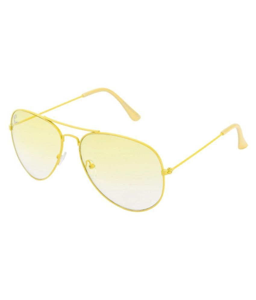     			Clark n' Palmer - Yellow Pilot Sunglasses ( HM-250 )