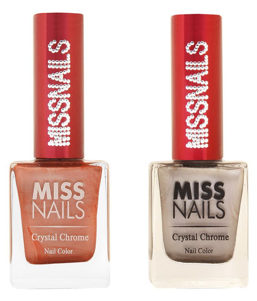 Miss Nails Classic Copper & Electric Iron Nail Polish Copper Chrome Pack of 2 20 mL: Buy Miss Nails Classic Copper & Electric Iron Nail Polish Copper Chrome Pack of 2 20 Miss Nails Classic Copper & Electric Iron Nail Polish Copper Chrome Pack of 2 20 mL: Buy Miss Nails Classic Copper & Electric Iron Nail Polish Copper Chrome Pack of 2 20