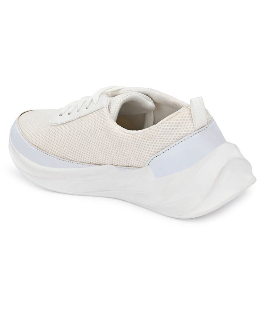 WALKSTYLE Men's White Running Shoes Buy WALKSTYLE Men's White Running