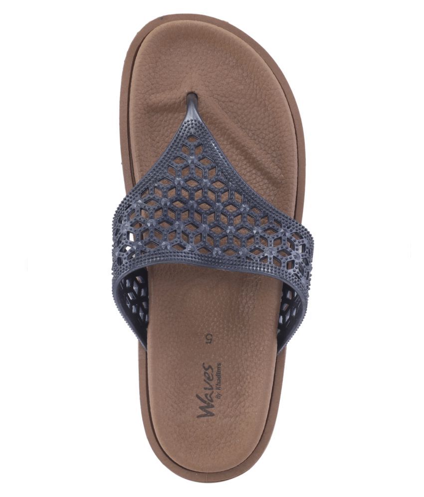 Khadim's Navy Slippers Price in India- Buy Khadim's Navy Slippers Online at Snapdeal