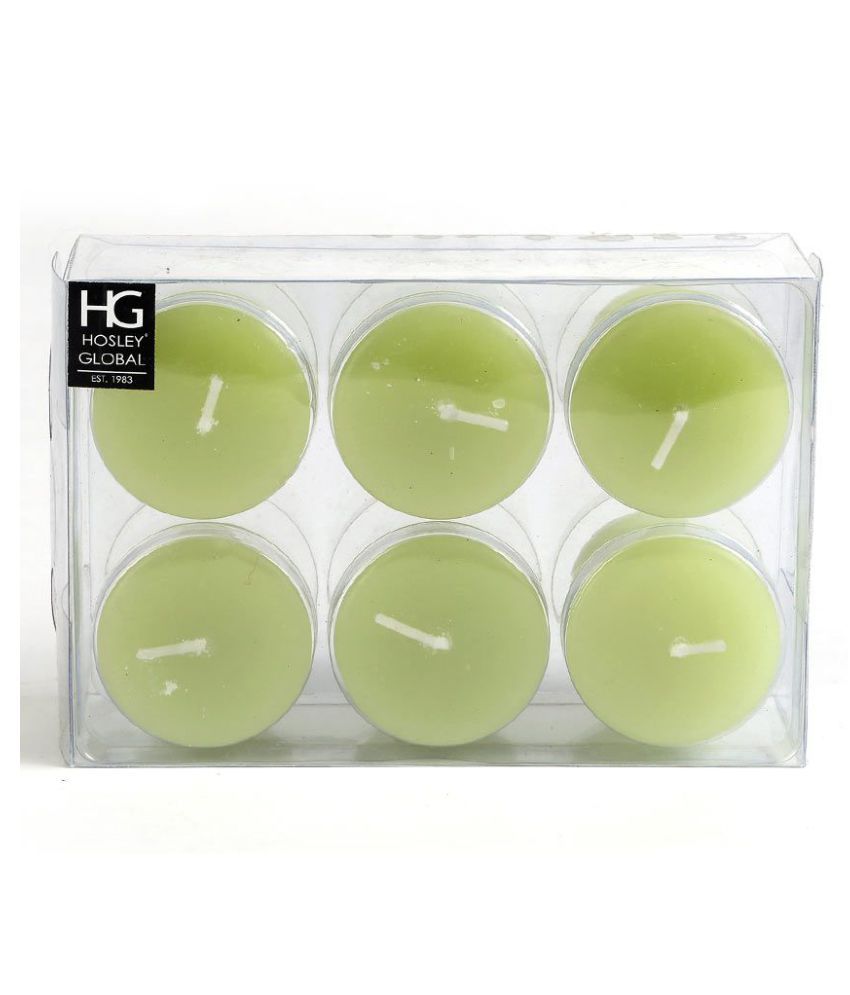 Hosley Green Votive Candle - Pack of 6