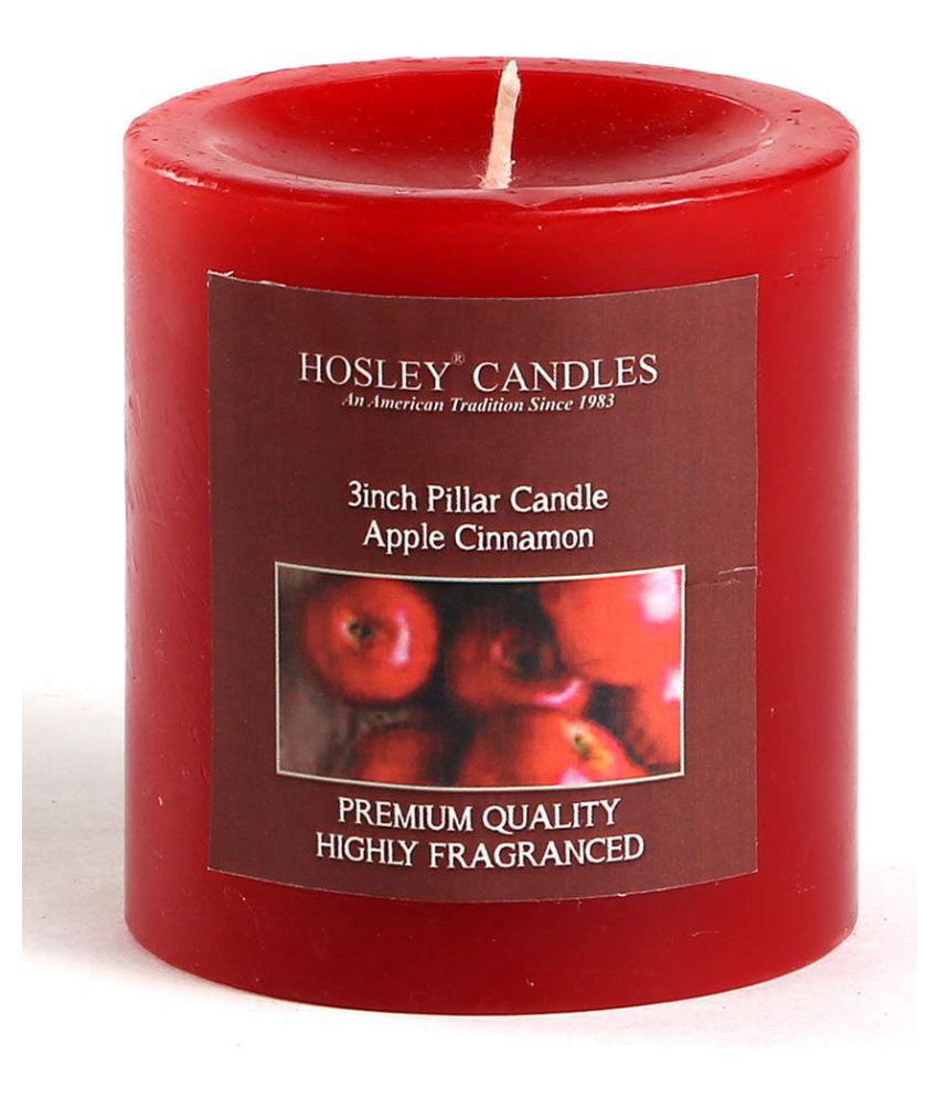     			Hosley Red Pillar Candle - Pack of 1