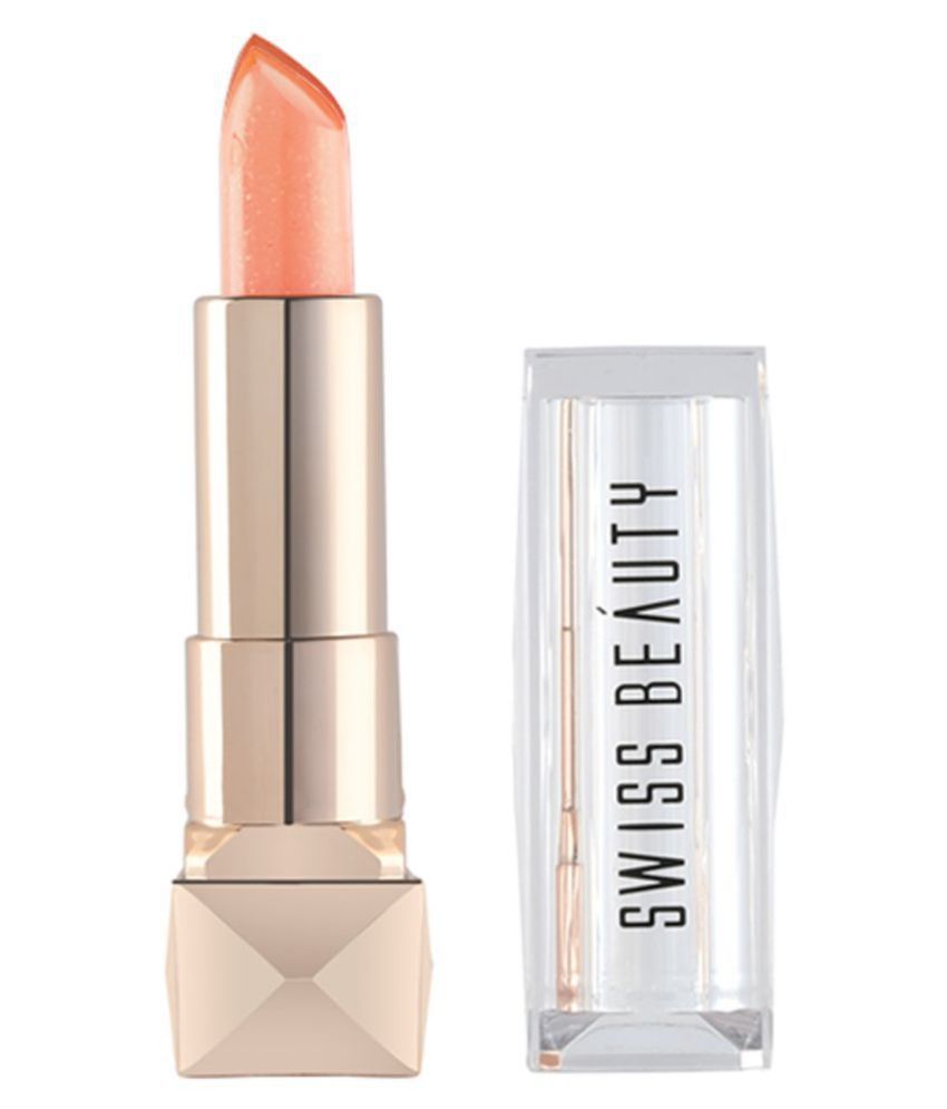     			Swiss Beauty Glitter Color Change Lipstick Orange Pack of 2, 3ml each