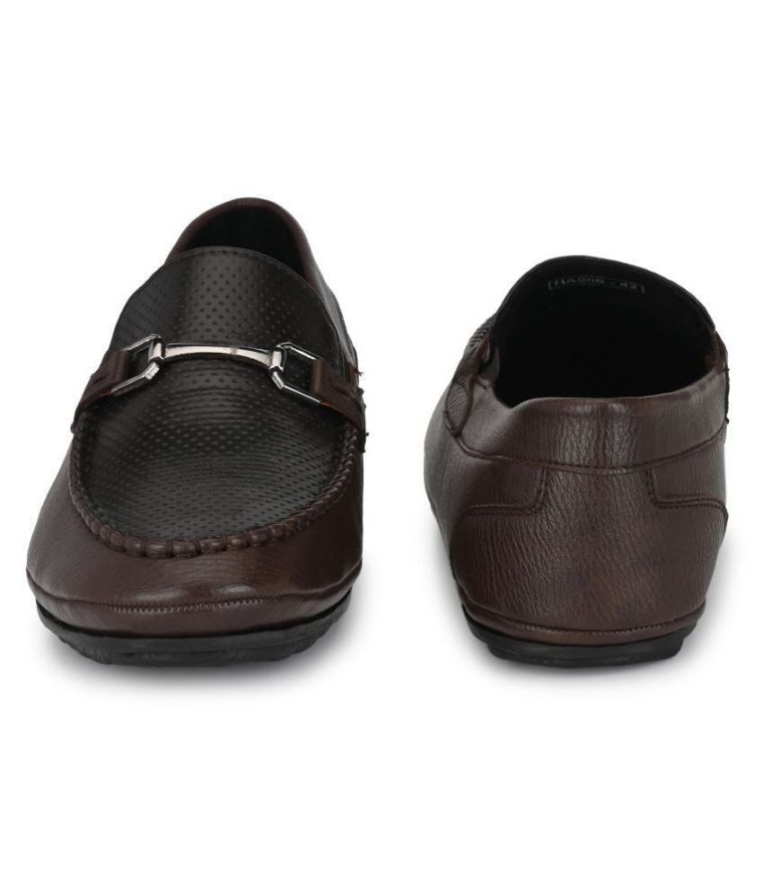SHENCES Brown Loafers - Buy SHENCES Brown Loafers Online at Best Prices ...